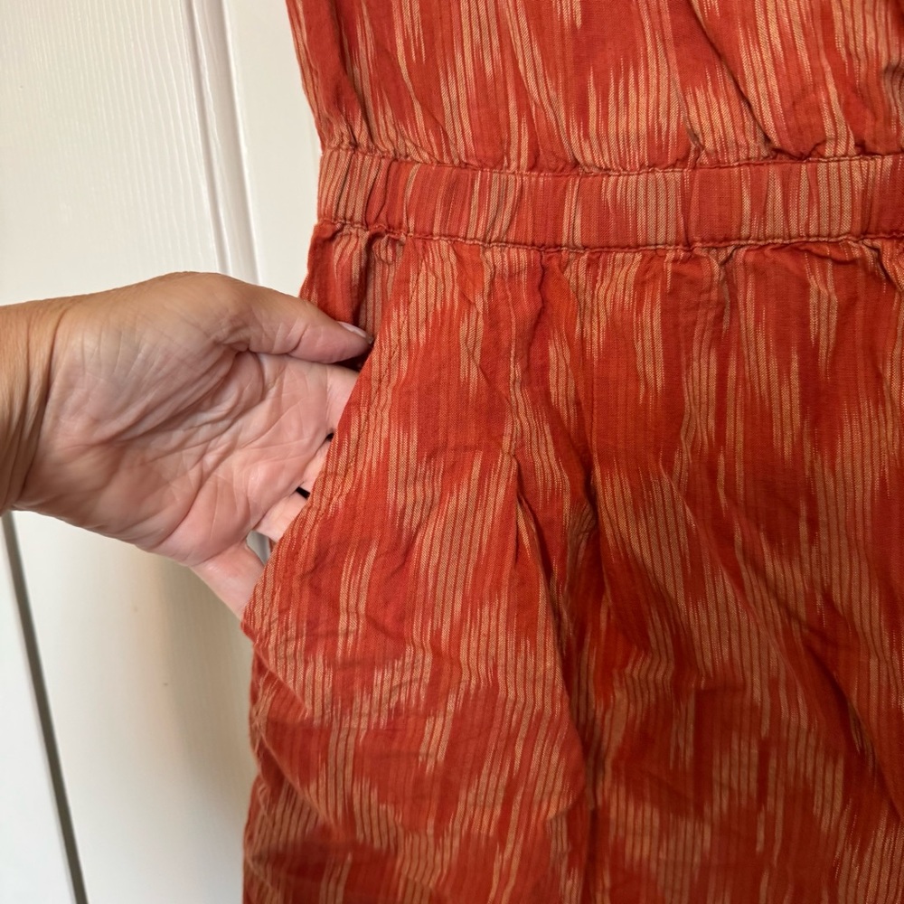 Toad&Co Terracotta Patterned Romper - Picture 3 of 7